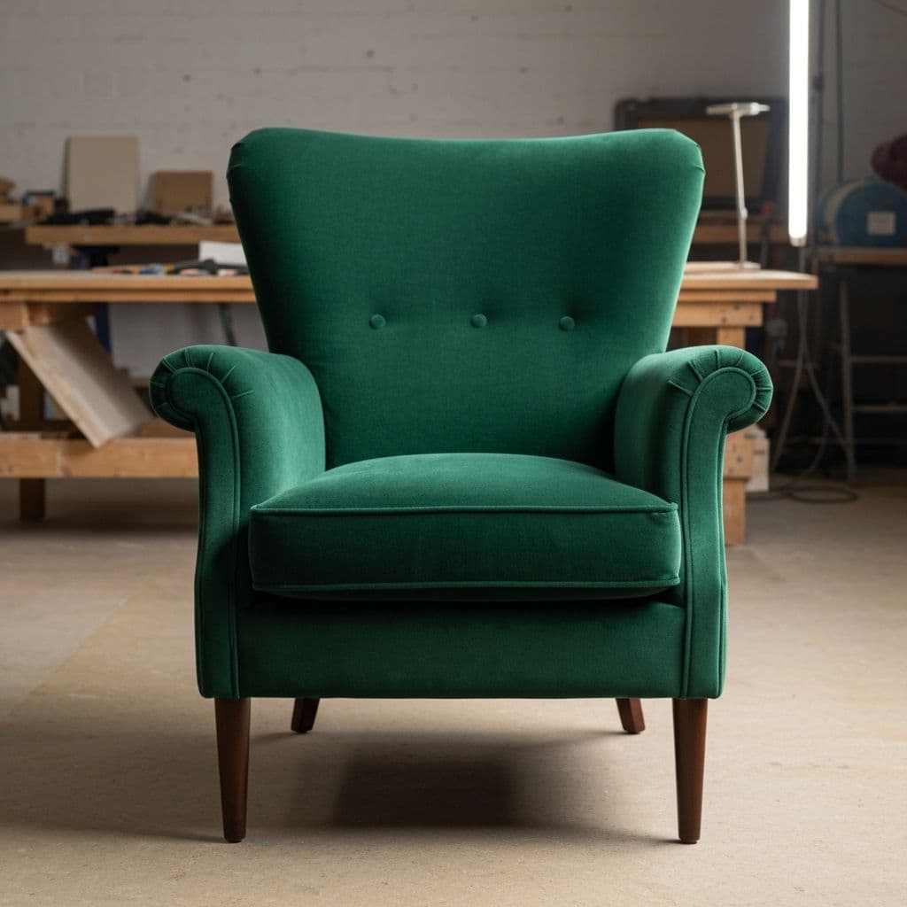 Velvet Armchair - After