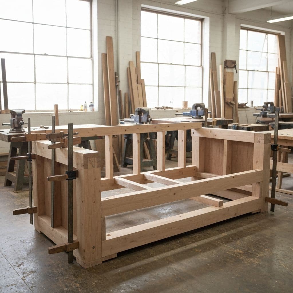 Custom Sofa Frame Build - Before